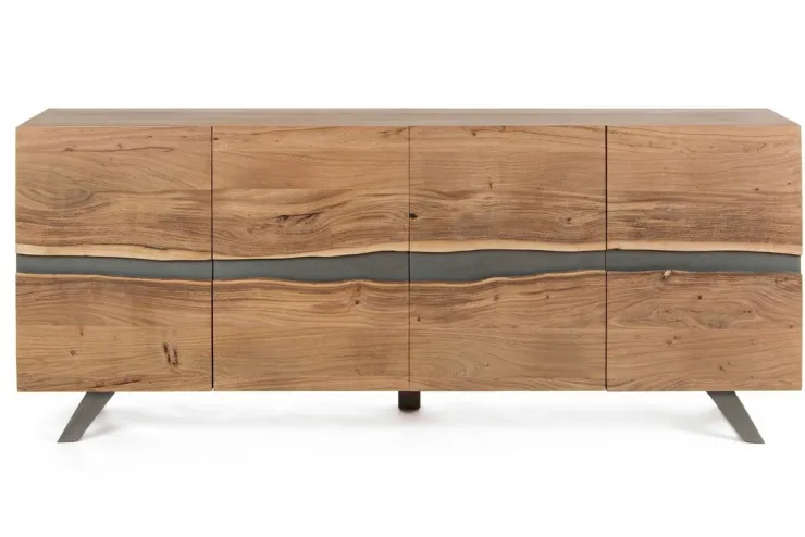 Credenze>Bizzotto CREDENZA IN LEGNO 4 ANTE - ARON