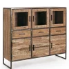 Credenze>Bizzotto CREDENZA IN LEGNO 6 ANTE - ELMER