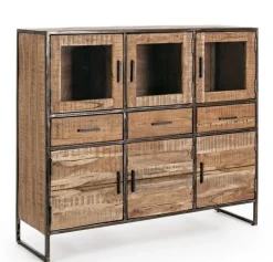 Credenze>Bizzotto CREDENZA IN LEGNO 6 ANTE - ELMER