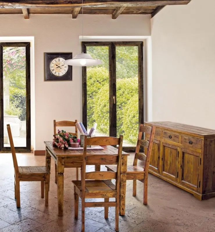 Credenze>Bizzotto CREDENZA IN LEGNO 3 ANTE- CHATEAUX