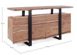Credenze>Bizzotto CREDENZA IN LEGNO - ARTUR