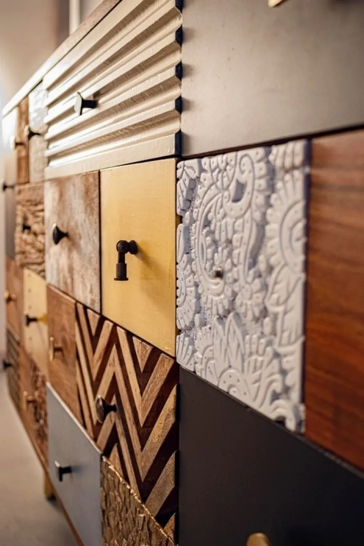Credenze>Bizzotto CREDENZA IN LEGNO - DHAVAL