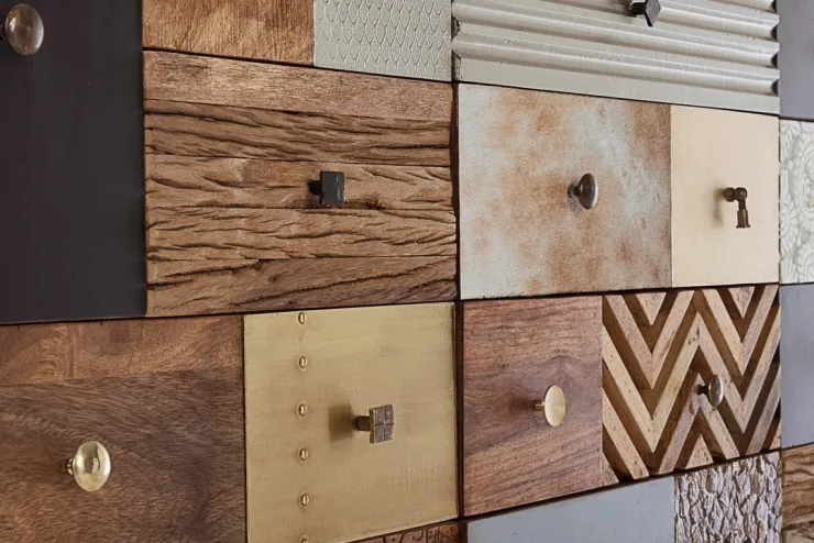 Credenze>Bizzotto CREDENZA IN LEGNO - DHAVAL