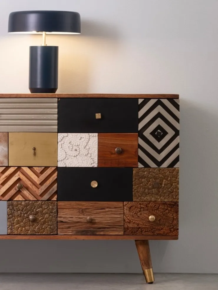 Credenze>Bizzotto CREDENZA IN LEGNO - DHAVAL