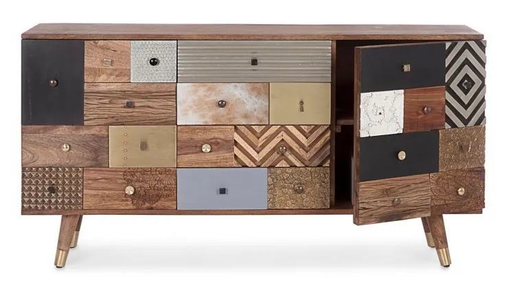 Credenze>Bizzotto CREDENZA IN LEGNO - DHAVAL