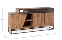 Credenze>Bizzotto CREDENZA IN LEGNO - JANAK