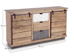 Credenze>Bizzotto CREDENZA IN LEGNO - TUDOR