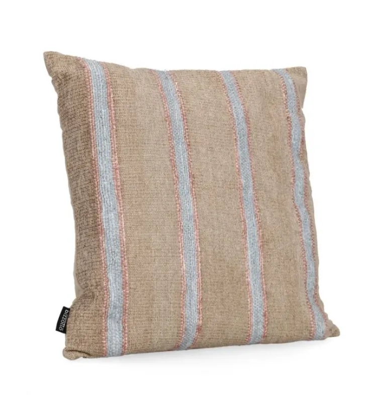 Cuscini>Bizzotto CUSCINO JAWLA NATURALE BLU 50X50