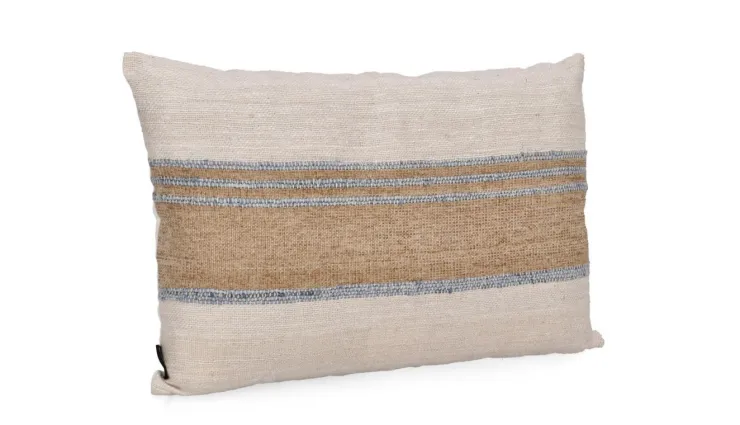 Cuscini>Bizzotto CUSCINO KARADA CREMA NATURALE BLU 60X40