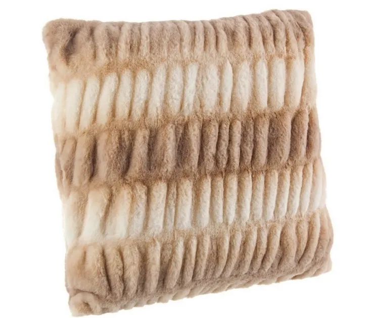 Cuscini>Bizzotto CUSCINO SHIRRING MARRONE-CREMA 45X45