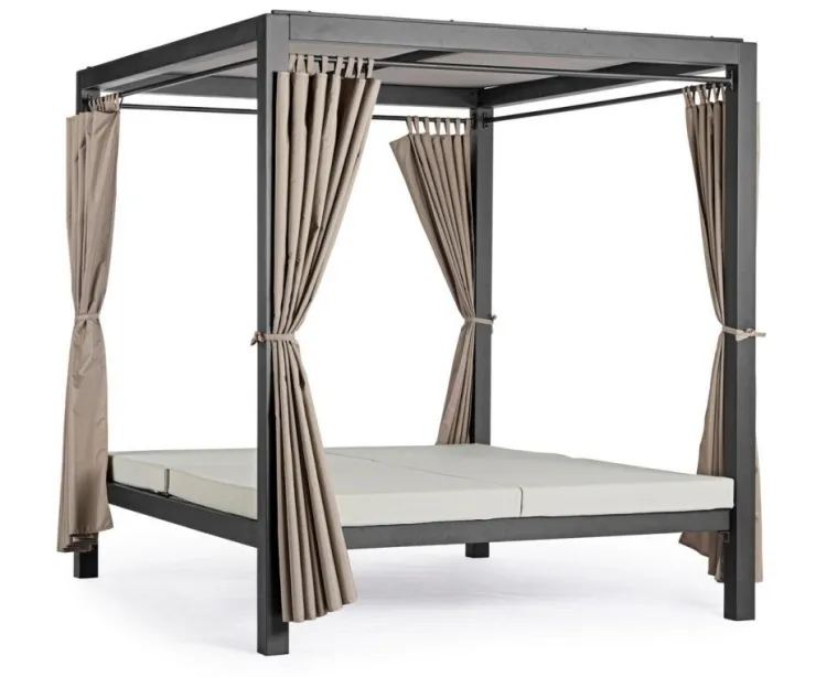 Daybed>Bizzotto DAYBED IN ALLUMINIO ANTRACITE - DREAM