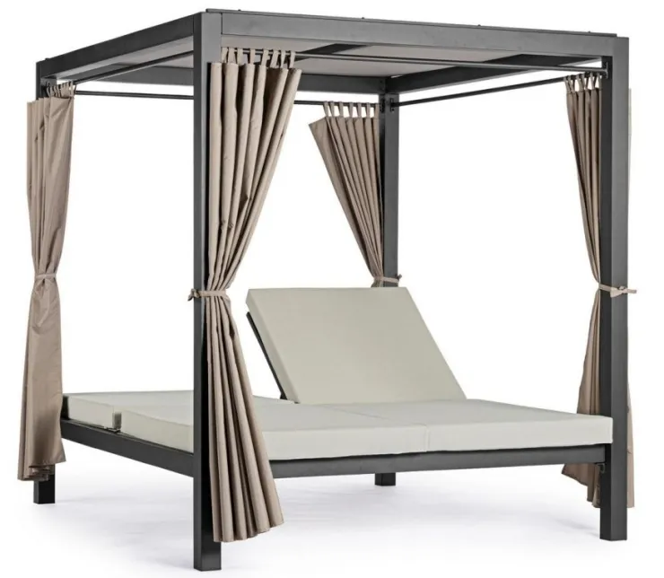 Daybed>Bizzotto DAYBED IN ALLUMINIO ANTRACITE - DREAM