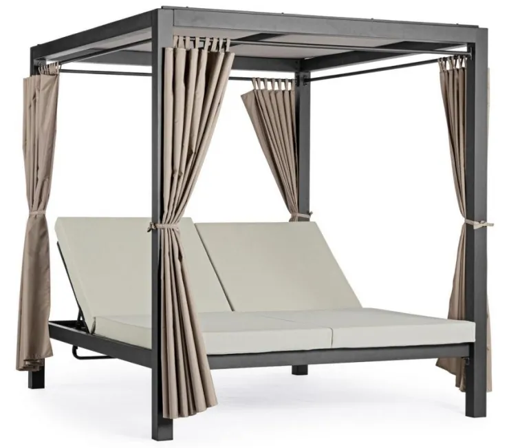 Daybed>Bizzotto DAYBED IN ALLUMINIO ANTRACITE - DREAM