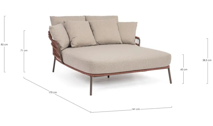 Daybed>Bizzotto DAYBED 2P C-C TALAIA JAVA