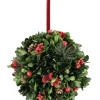 Oggettistica>Bizzotto DECOR SFERICA ANTEA VERDE C-BACCHE D17