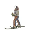 Oggettistica>Bizzotto DECORAZIONE ALPBACH SCIATORE GRI-BLU H28