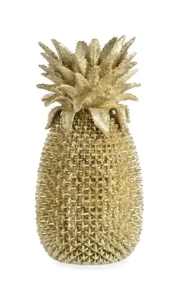 Oggettistica>Bizzotto DECORAZIONE ANANAS SURABAYA ORO H49,5