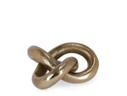 Oggettistica>Bizzotto DECORAZIONE ANELLO SAGAR ORO H6,5