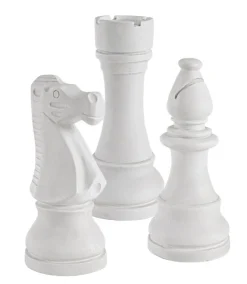 Oggettistica>Bizzotto DECORAZIONE CHESS 3FIGURE BIANCO ASS3