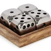 Oggettistica>Bizzotto DECORAZIONE DADI FORTUNE ARG 10,5X10,5
