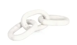 Oggettistica>Bizzotto DECORAZIONE KANDY CATENA 3A MARMO BIANCO