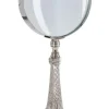 Oggettistica>Bizzotto DECORAZIONE LENTE ADVENTURE ARGENTO H31