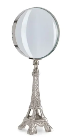 Oggettistica>Bizzotto DECORAZIONE LENTE ADVENTURE ARGENTO H31