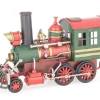 Oggettistica>Bizzotto DECORAZIONE MOTOR LOCOMOTIVA ROSSO-VERDE