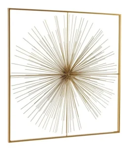 Decorazioni Parete>Bizzotto DECORAZIONE PARETE AURIEL 90X90
