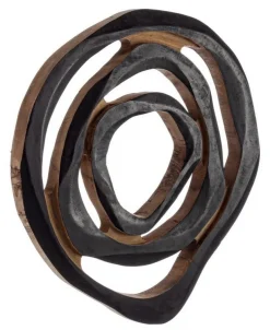 Decorazioni Parete>Bizzotto DECORAZIONE PARETE LENWOOD NERA L