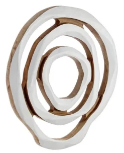 Decorazioni Parete>Bizzotto DECORAZIONE PARETE LENWOOD BIANCA L