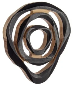Decorazioni Parete>Bizzotto DECORAZIONE PARETE LENWOOD NERA S