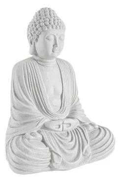 Oggettistica>Bizzotto DECORAZIONE PATTAYA BUDDHA SEDUTO BIANCO