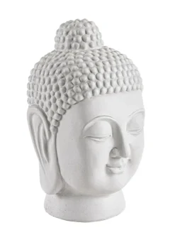 Oggettistica>Bizzotto DECORAZIONE PATTAYA TESTA BUDDHA BIANCO