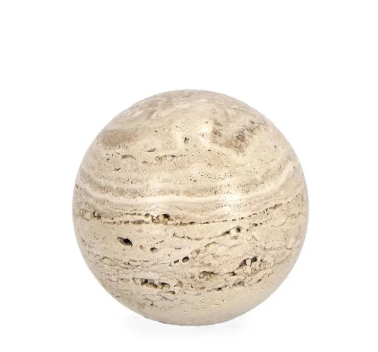 Oggettistica>Bizzotto DECORAZIONE TIKAR SFERA MARMO BEIGE D7