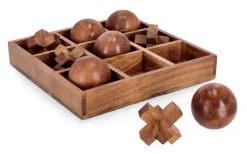 Oggettistica>Bizzotto DECORAZIONE TRIS FORTUNE LEGNO 28,5X28,5