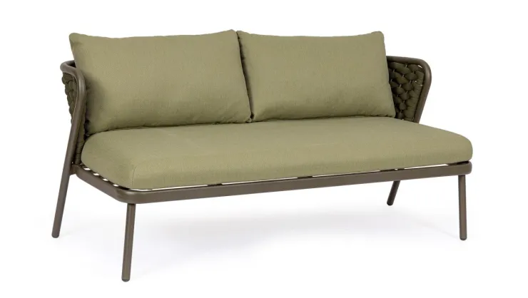 Divani>Bizzotto DIVANO 2 POSTI OLIV QS24 - HARLOW