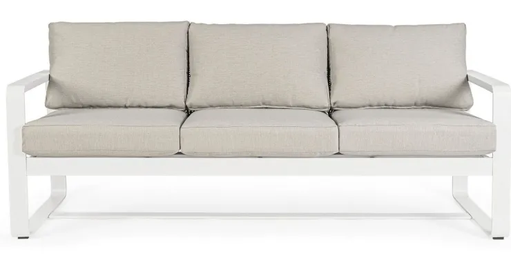 Divani>Bizzotto DIVANO IN ALLUMINIO BIANCO YK11 - MERRIGAN