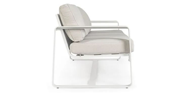 Divani>Bizzotto DIVANO IN ALLUMINIO BIANCO YK11 - MERRIGAN