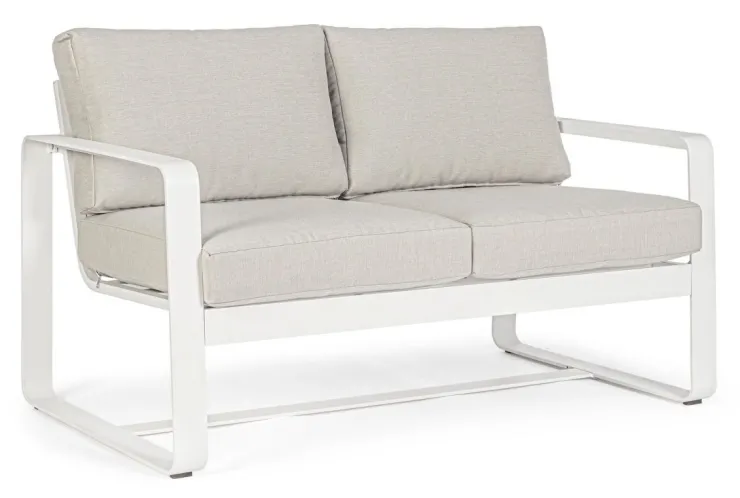 Divani>Bizzotto DIVANO IN ALLUMINIO BIANCO YK11 - MERRIGAN