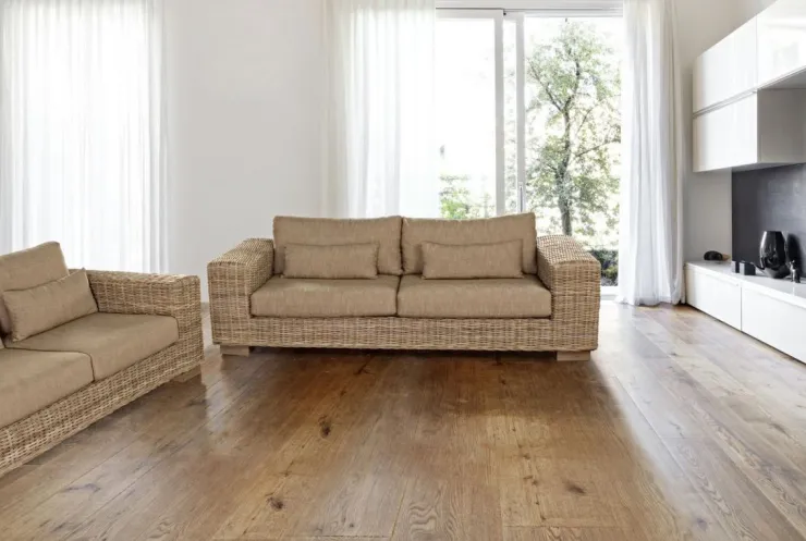 Divani>Bizzotto DIVANO IN FIBRE NATURALI 3 POSTI - LEANDRO