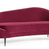 Divani>Bizzotto DIVANO IN VELLUTO COLOR WINE - SERAPHIN