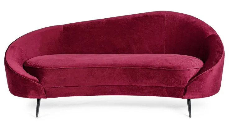 Divani>Bizzotto DIVANO IN VELLUTO COLOR WINE - SERAPHIN