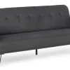 Divani Letto>Bizzotto DIVANO LETTO IN TESSUTO NERO - BRIDJET