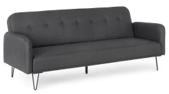 Divani Letto>Bizzotto DIVANO LETTO IN TESSUTO NERO - BRIDJET