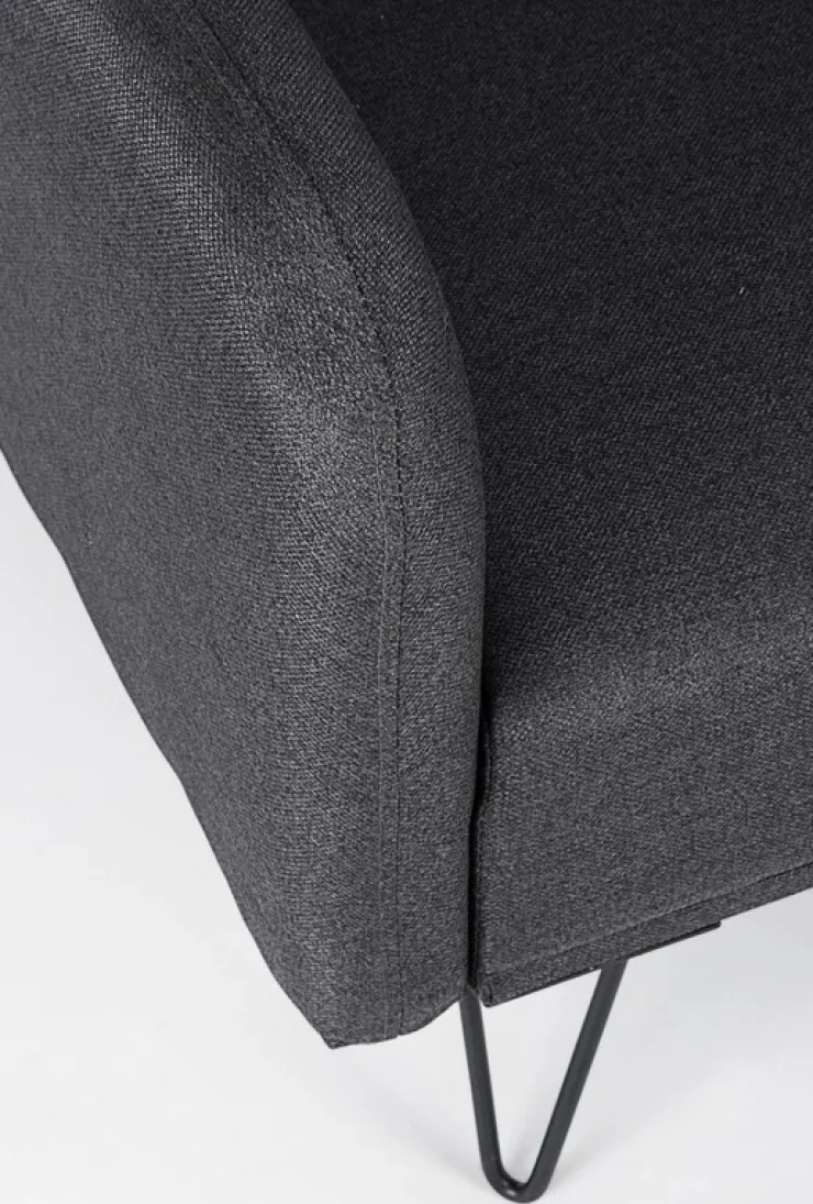 Divani Letto>Bizzotto DIVANO LETTO IN TESSUTO NERO - BRIDJET