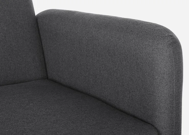 Divani Letto>Bizzotto DIVANO LETTO IN TESSUTO NERO - BRIDJET