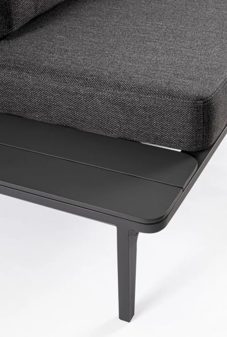 Divani>Bizzotto DIVANO LOUNGE IN ALLUMINIO ANTRACITE WG21 - MATRIX