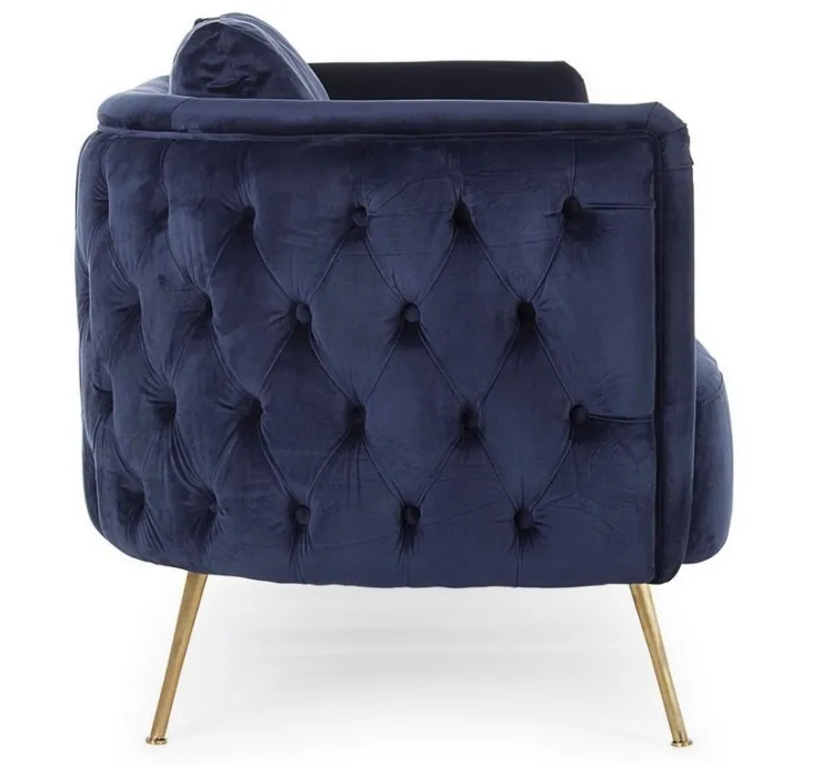 Divani>Bizzotto DIVANO SFODERABILE BLU - TENBURY