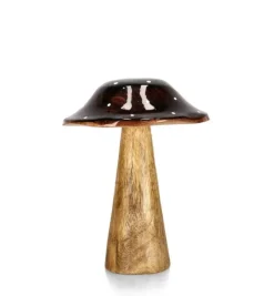 Oggettistica>Bizzotto FUNGO JASPER STAND MARRONE-NAT H15